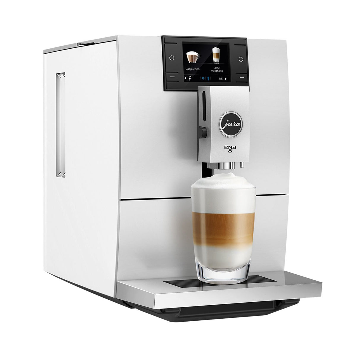 Jura ENA 8 Automatic Espresso Machine (Nordic White Open Box) Beanwise