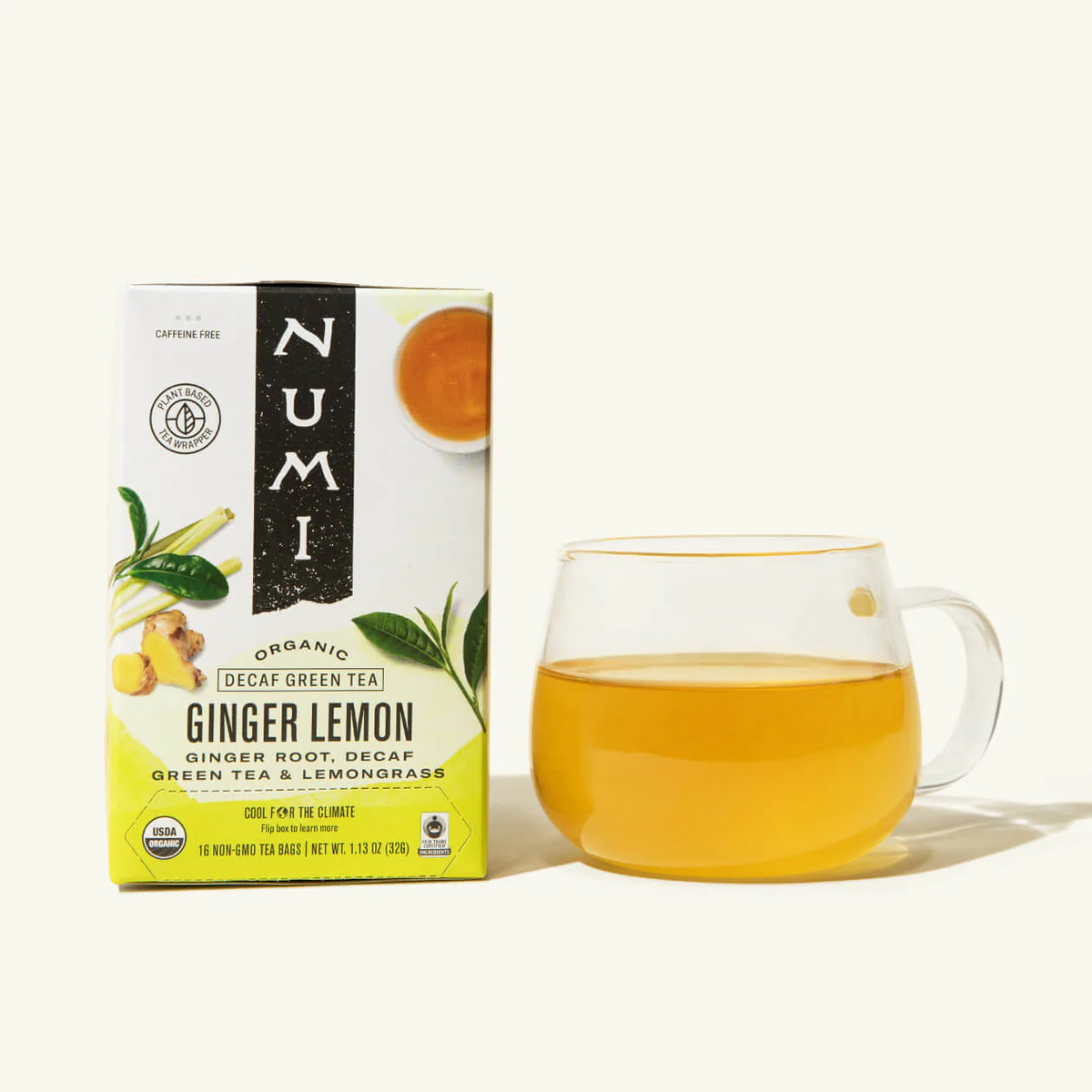 Numi Ginger Lemon Tea Bags (16) – Beanwise