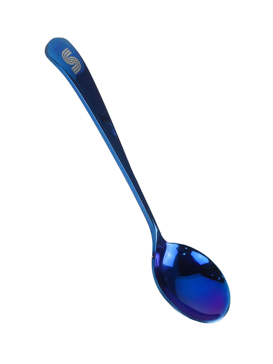 Blue high quality spoon