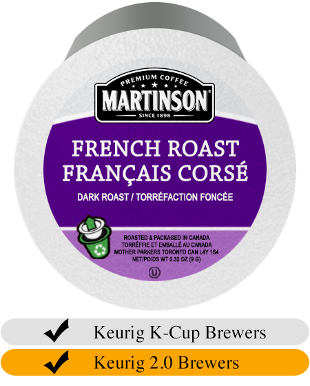 Martinson French Roast Coffee Cups 24