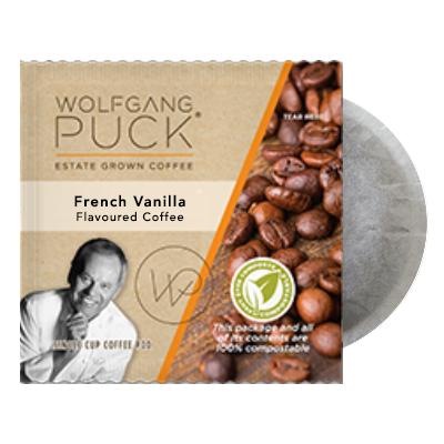 Wolfgang Puck French Vanilla 100% Compostable Pods (18)