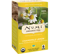 Numi Organic Chamomile Lemon Tea Bags (18)