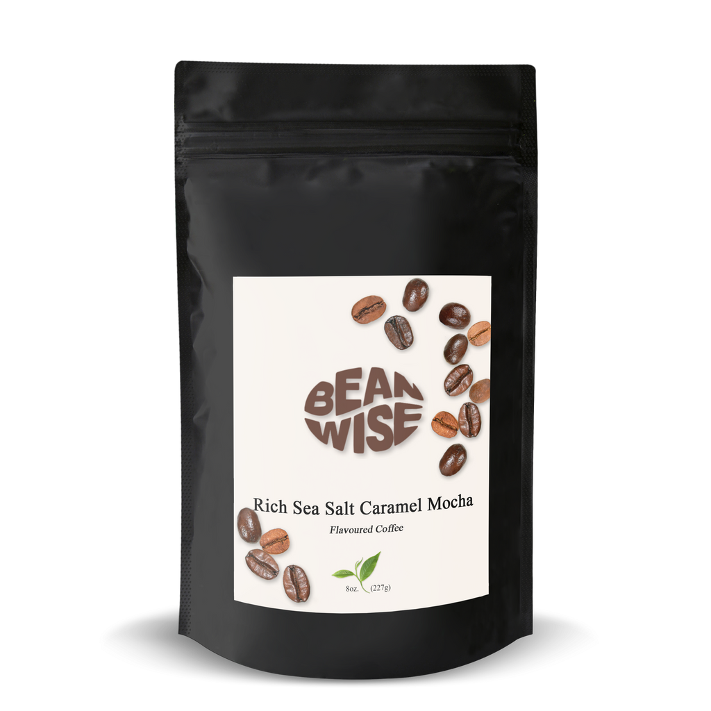 Rich Sea Salt Caramel Mocha Flavoured Coffee Beans