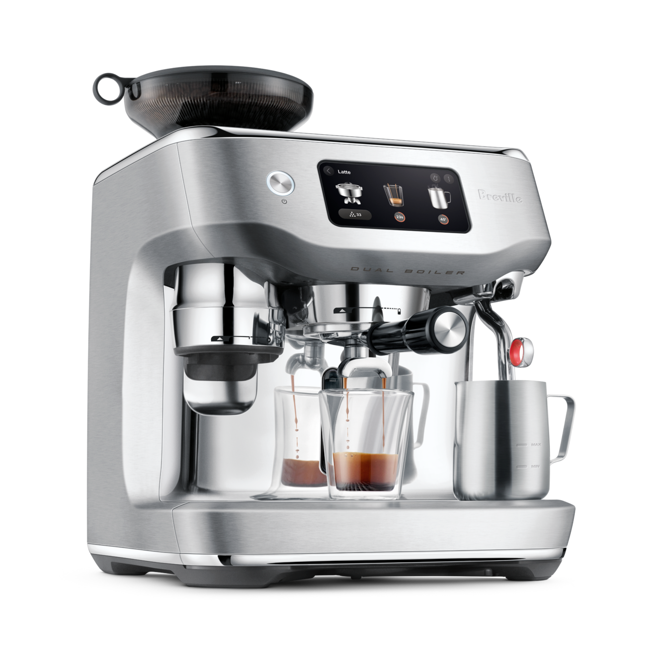 Breville Oracle Dual Boiler Espresso Machine Brushed Stainless Steel