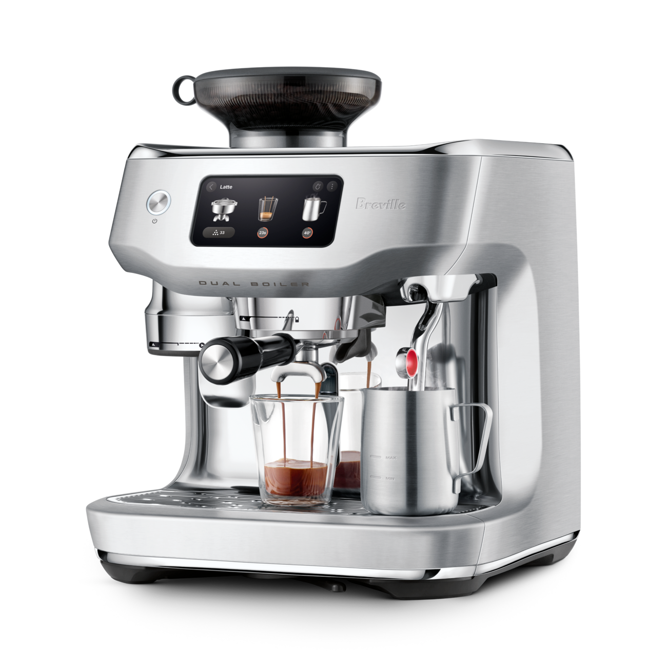 Breville Oracle Dual Boiler Espresso Machine Brushed Stainless Steel