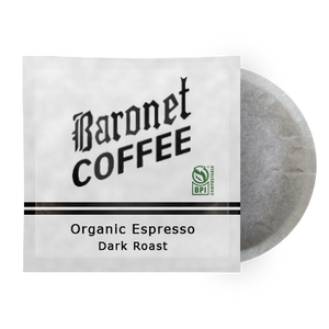Baronet Organic Espresso Coffee Pods (16)