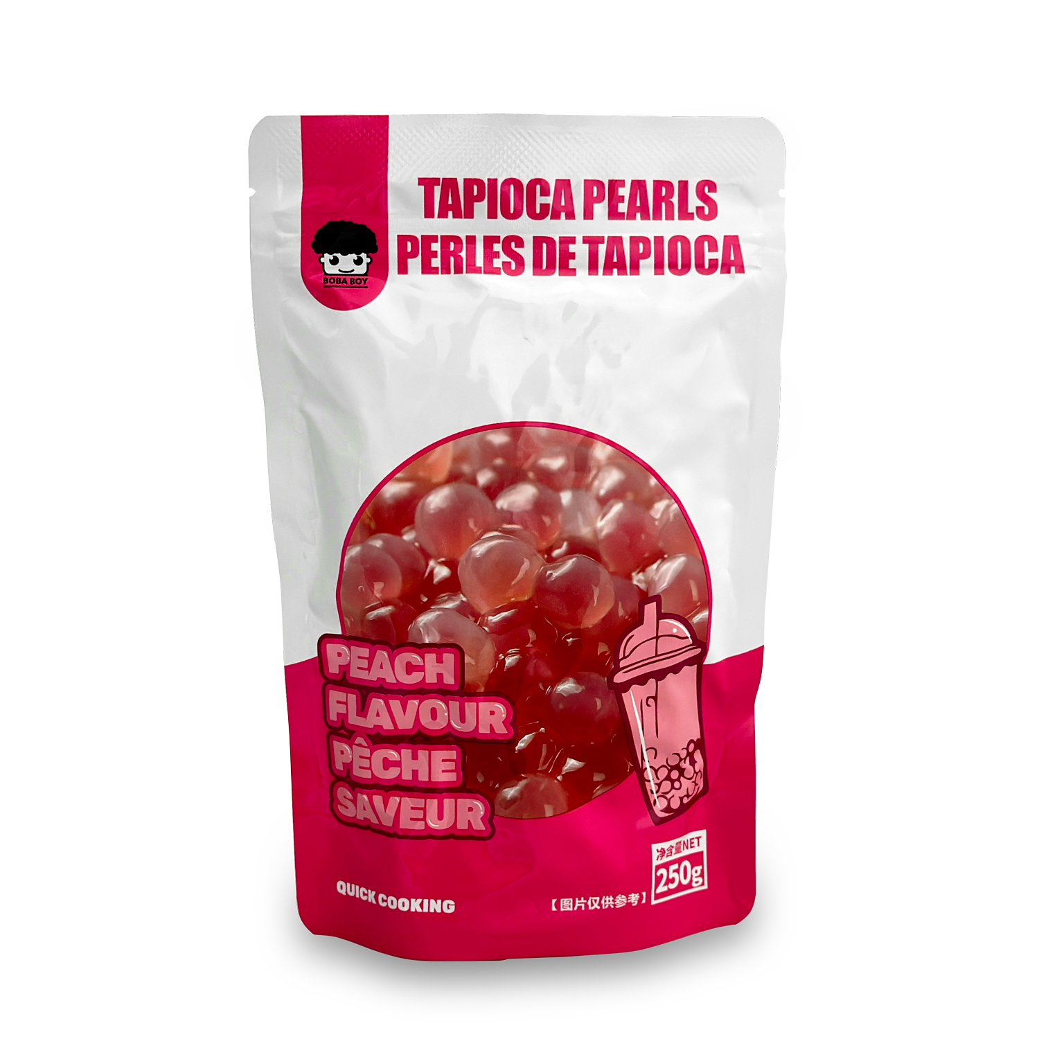 Boba Boy Tapioca Pearls (Peach - 250g)