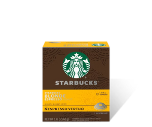 Starbucks Blonde Espresso Vertuo Pods (10)