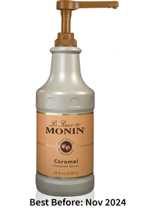 Monin Caramel Gourmet Sauce SALE (64oz)