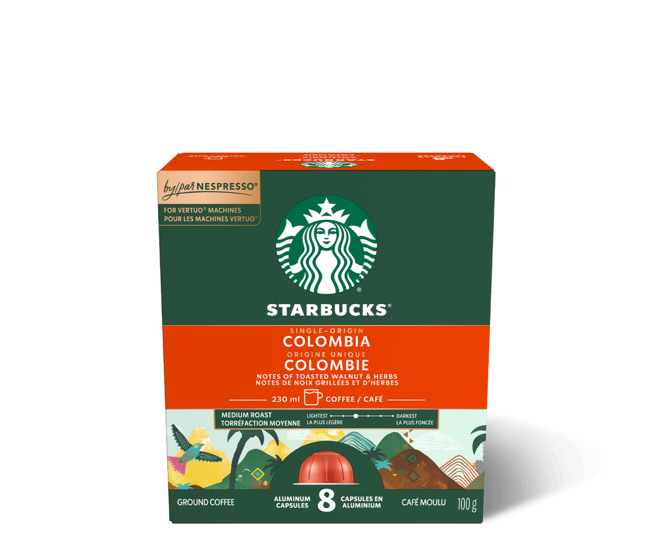Starbucks Colombia Nespresso Vertuo Pods (8)