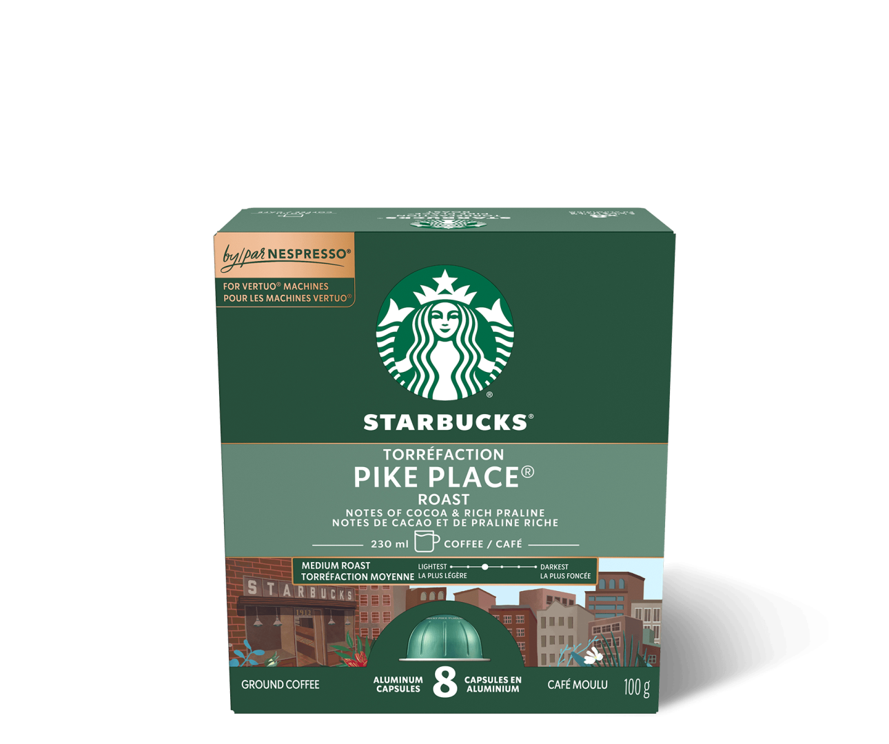 Starbucks Pike Place Nespresso Vertuo Pods (8)
