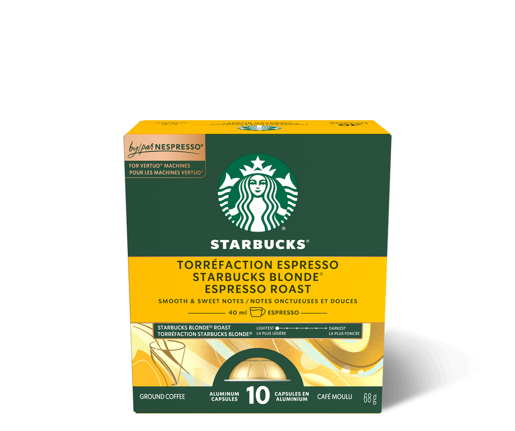 Starbucks Blonde Espresso Vertuo Pods (10)