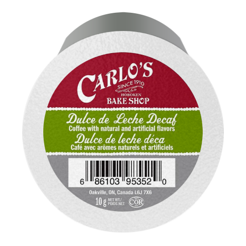 Carlo's Bake Shop Dulce de Leche DECAF Coffee Cups (24)