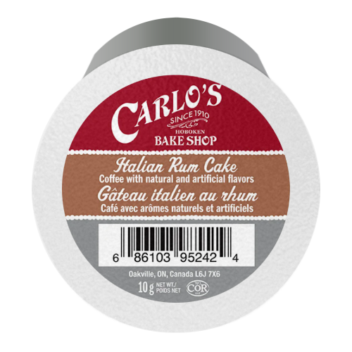 Carlo's Bake Shop Italian Rum Cake Coffee Cups (24) Beanwise