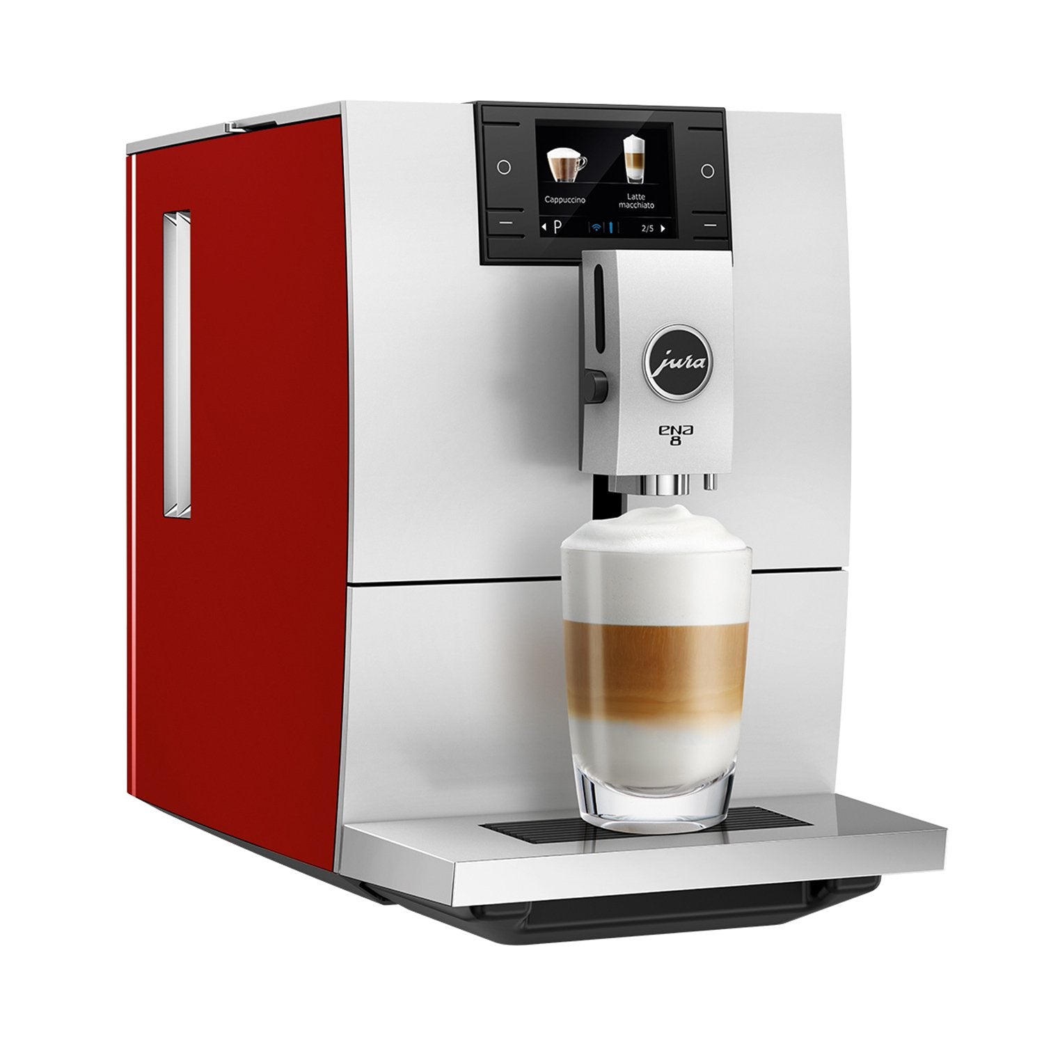 Jura ENA 8 Automatic Espresso Machine (Sunset Red - Open Box)