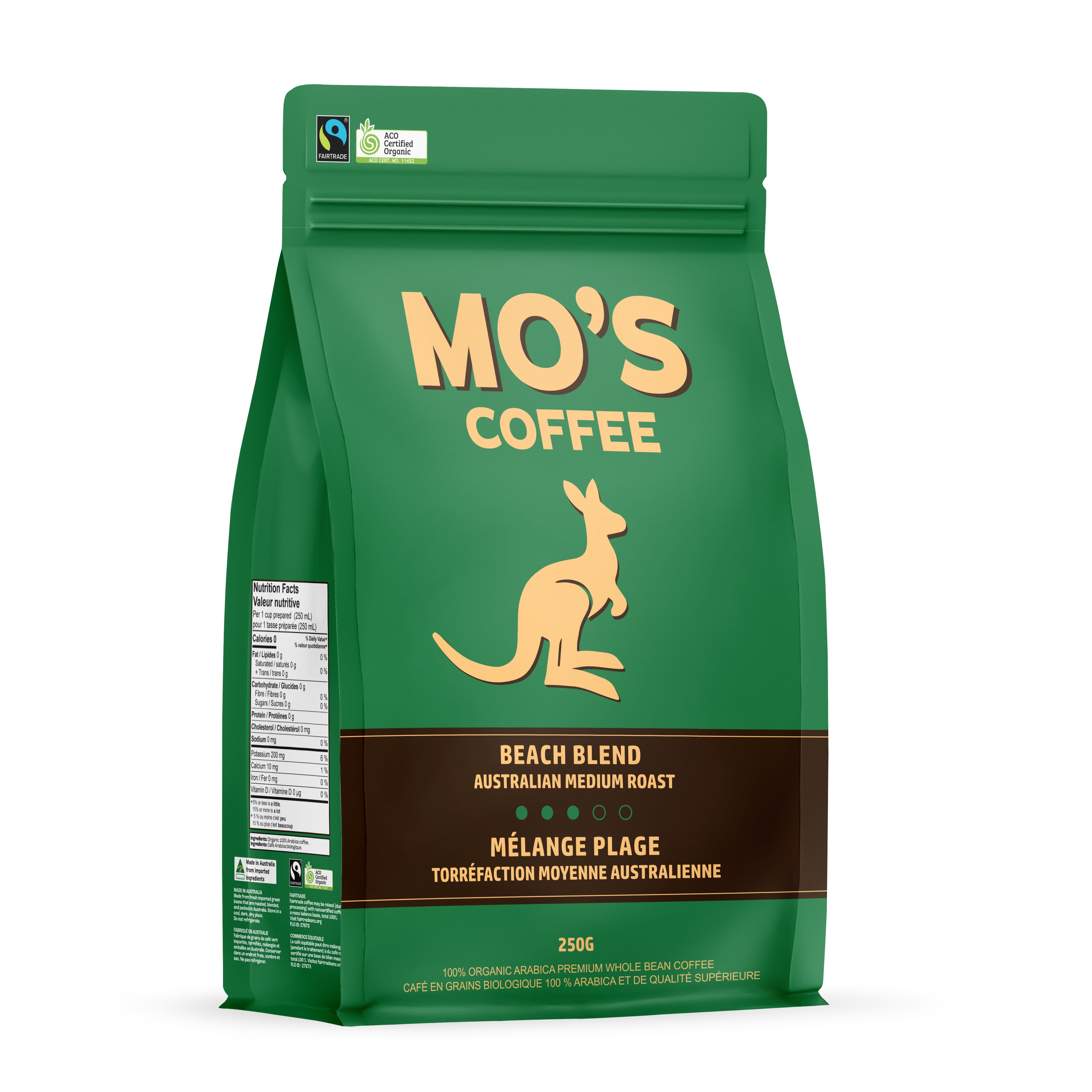 Mo's Beach Blend Coffee Beans