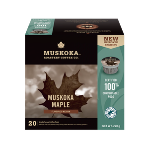 Muskoka Maple 100% Compostable Coffee Cups (20)