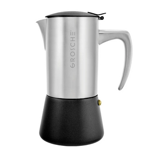 Grosche Milano Stainless Steel Stovetop Espresso Maker (10 Cup)