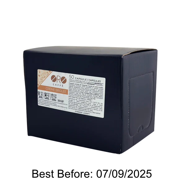 ORO Caffè Crème Brûlée Capsules for Nespresso (50)
