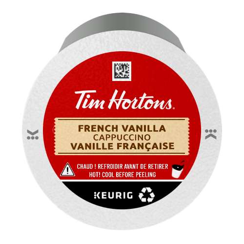 Tim Hortons French Vanilla Cappuccino K Cups 24 Beanwise