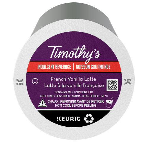 Timothy's French Vanilla Latte K-Cup® (24)