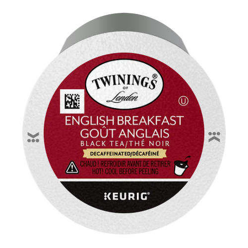 Twinings DECAF English Breakfast Tea K-Cups® (24)