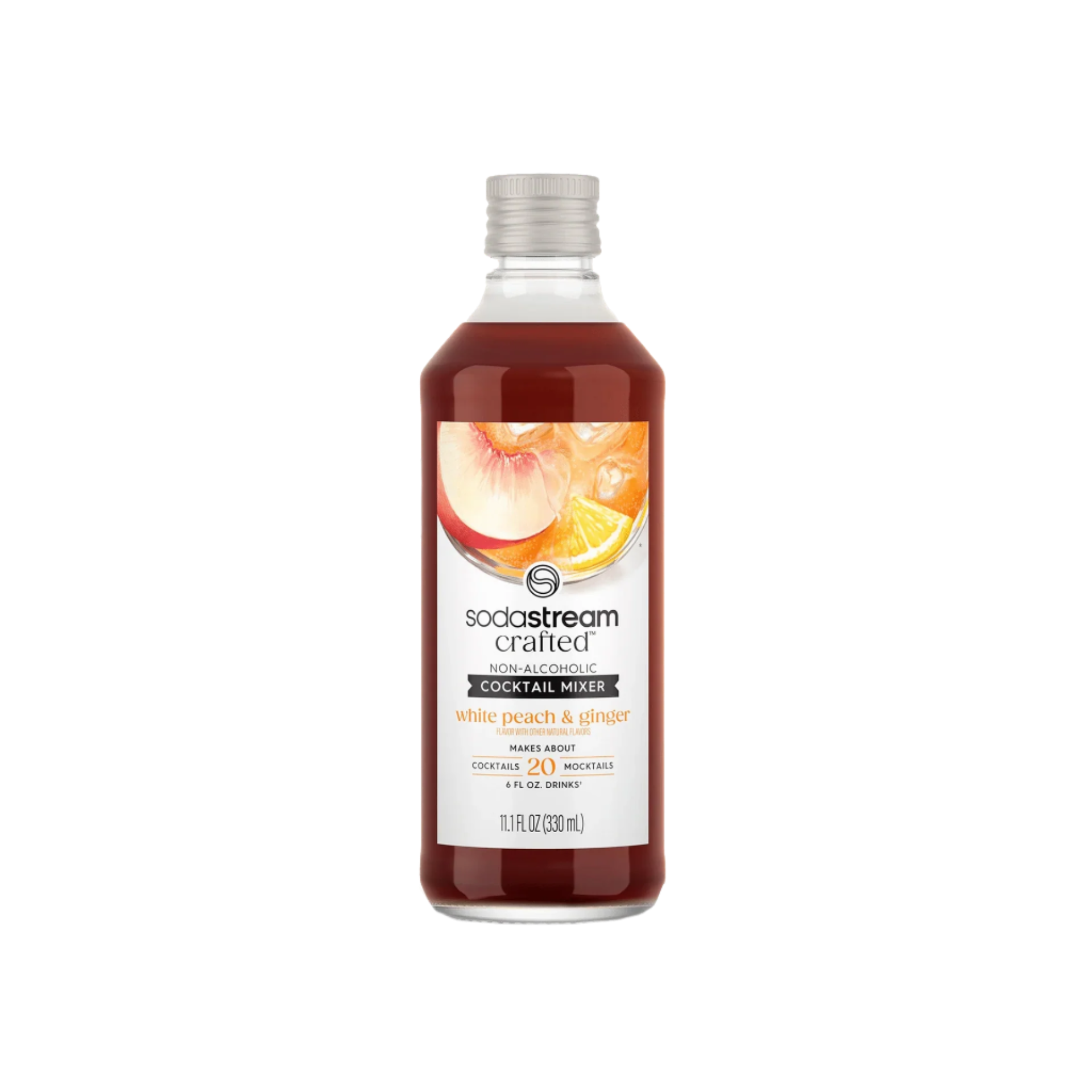 Sodastream Crafted White Peach & Ginger Mixer (330ml)