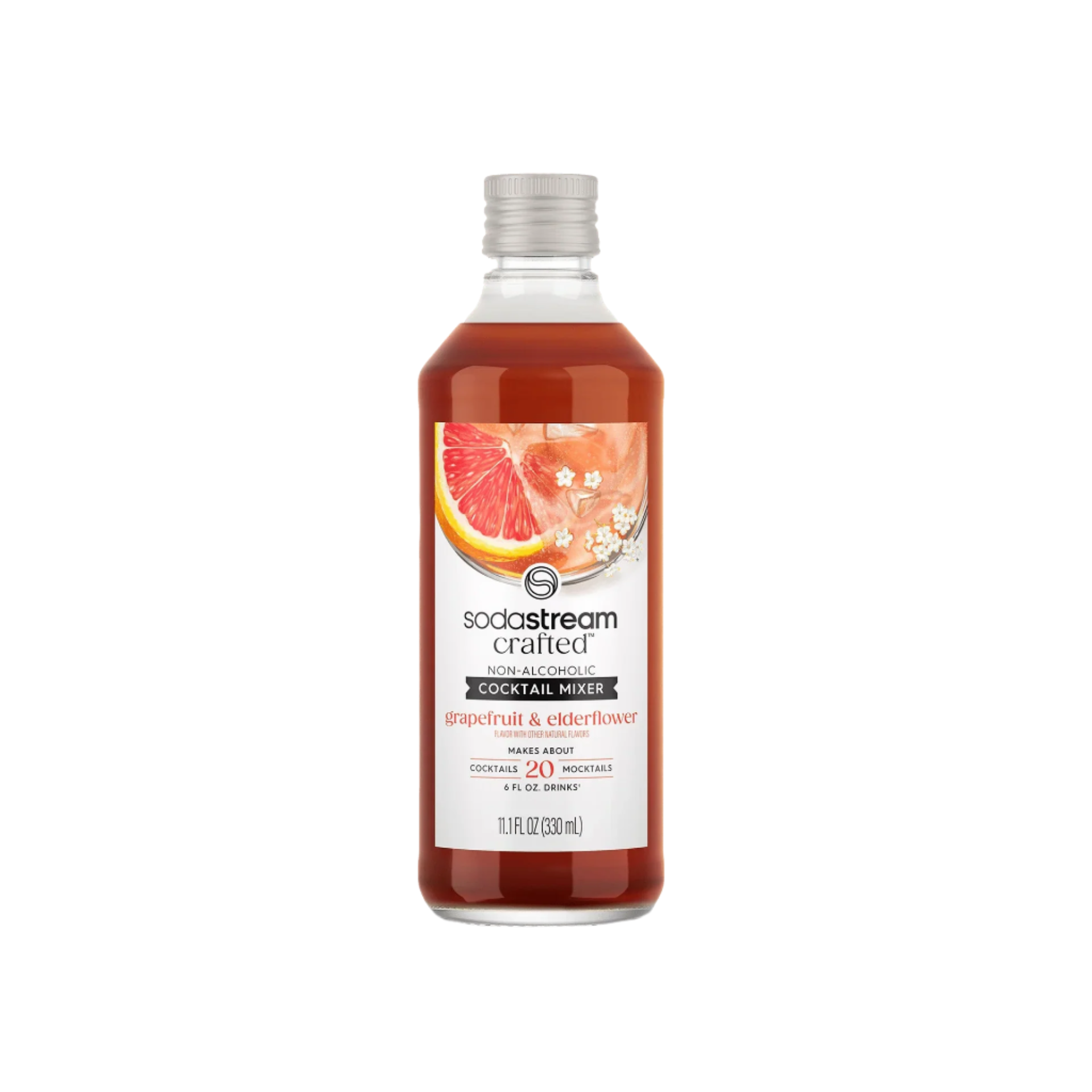 Sodastream Crafted Grapefruit & Elderflower Mixer (330ml)