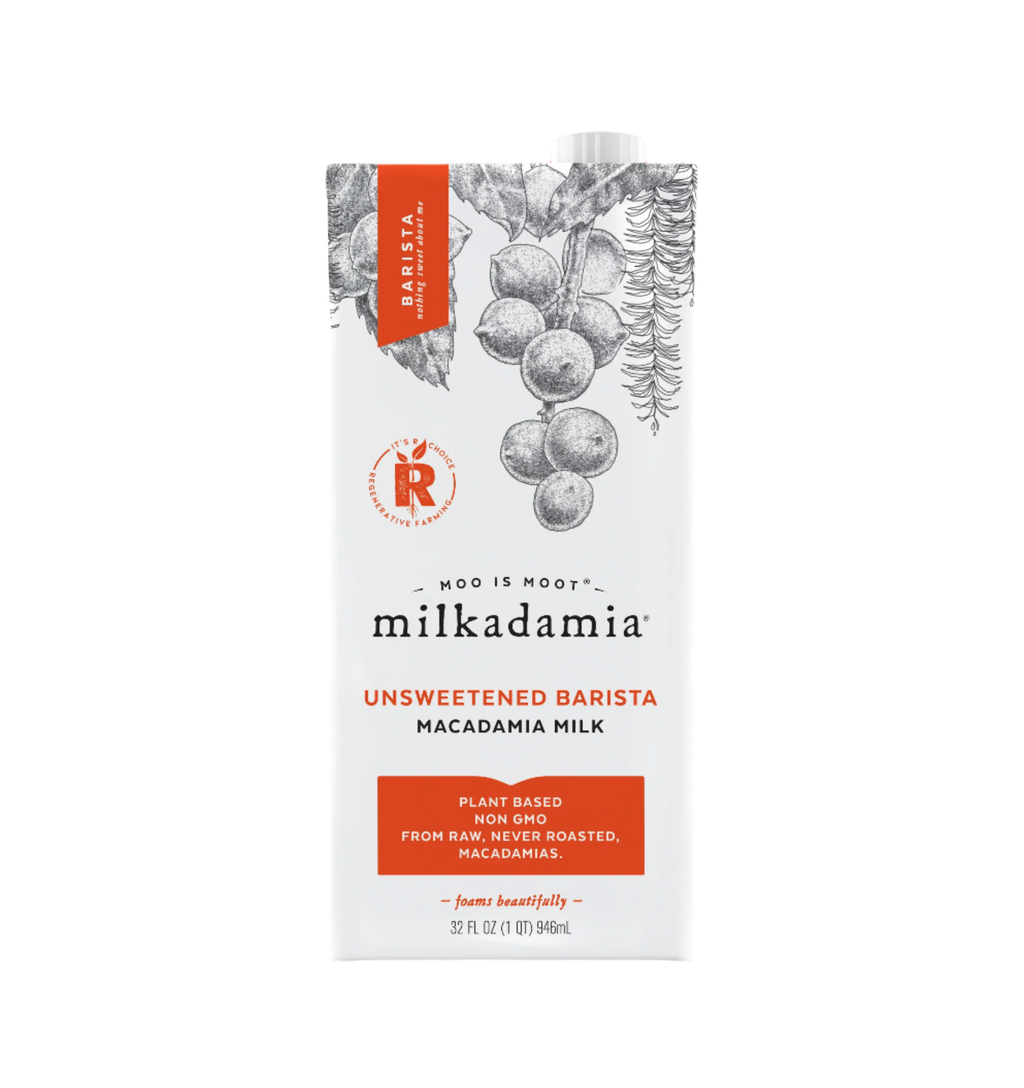 Milkadamia Unsweetened Barista Macadamia Milk (946ml)
