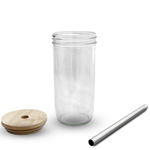 Glass Boba Cup With Straw