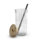 Glass Boba Cup With Straw