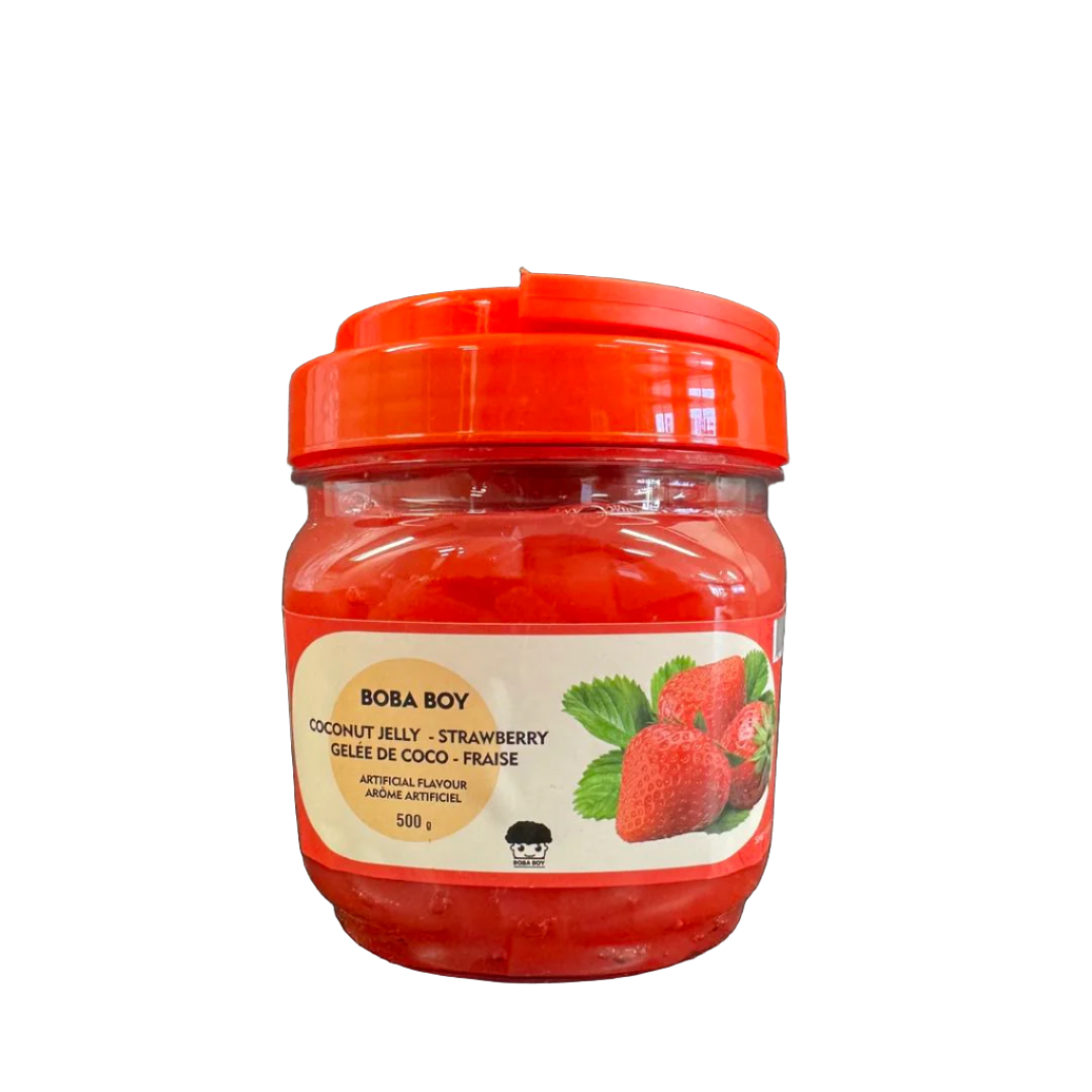 Boba Boy Strawberry Coconut Jelly 500g – Beanwise