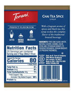 Torani Chai Tea Spice Syrup (750ml)