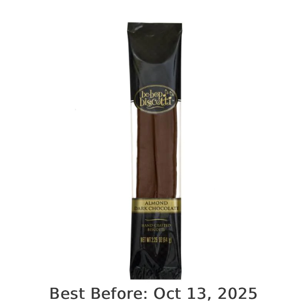 Be-Bop Almond Dark Chocolate Biscotti (12)