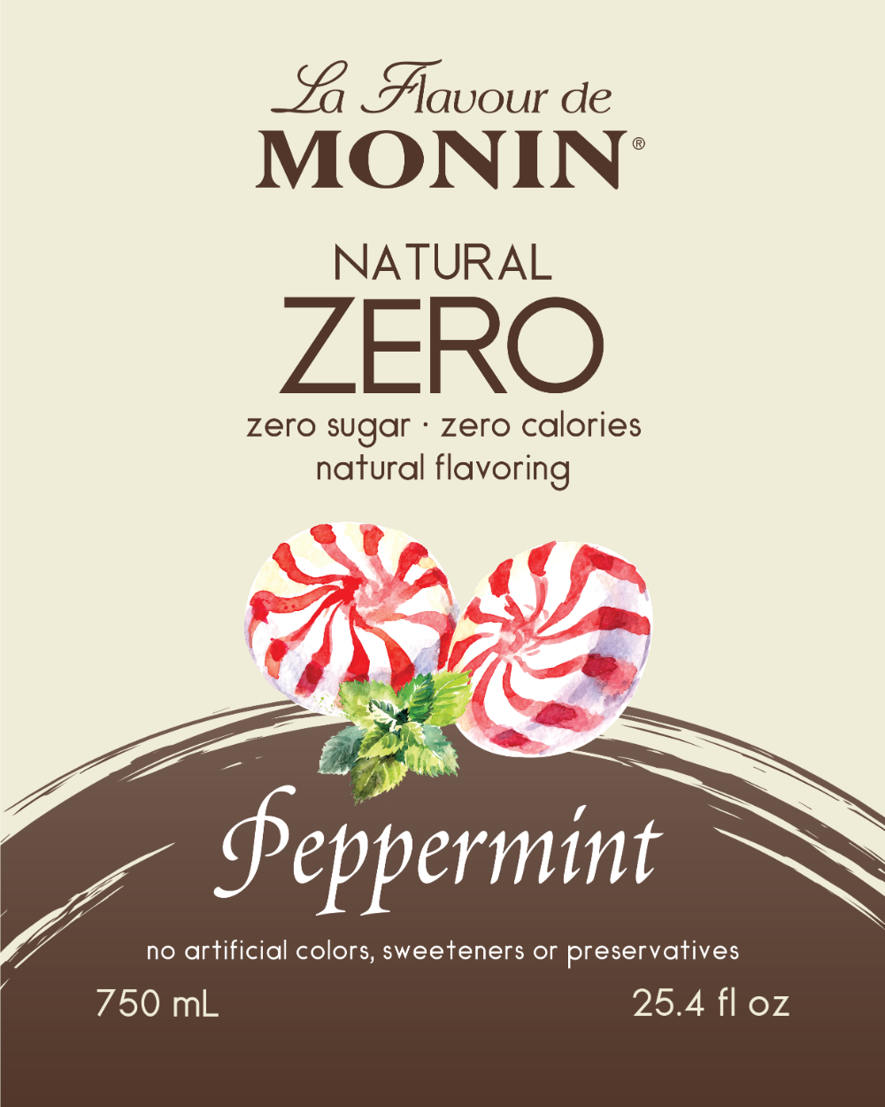 Monin Natural Zero Peppermint