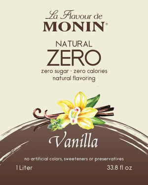 Monin Natural Zero Vanilla