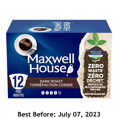 Maxwell House Dark Roast Coffee Cups (12) SALE