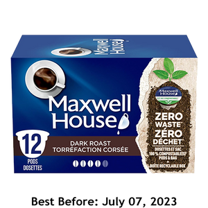 Maxwell House Dark Roast Coffee Cups (12) SALE