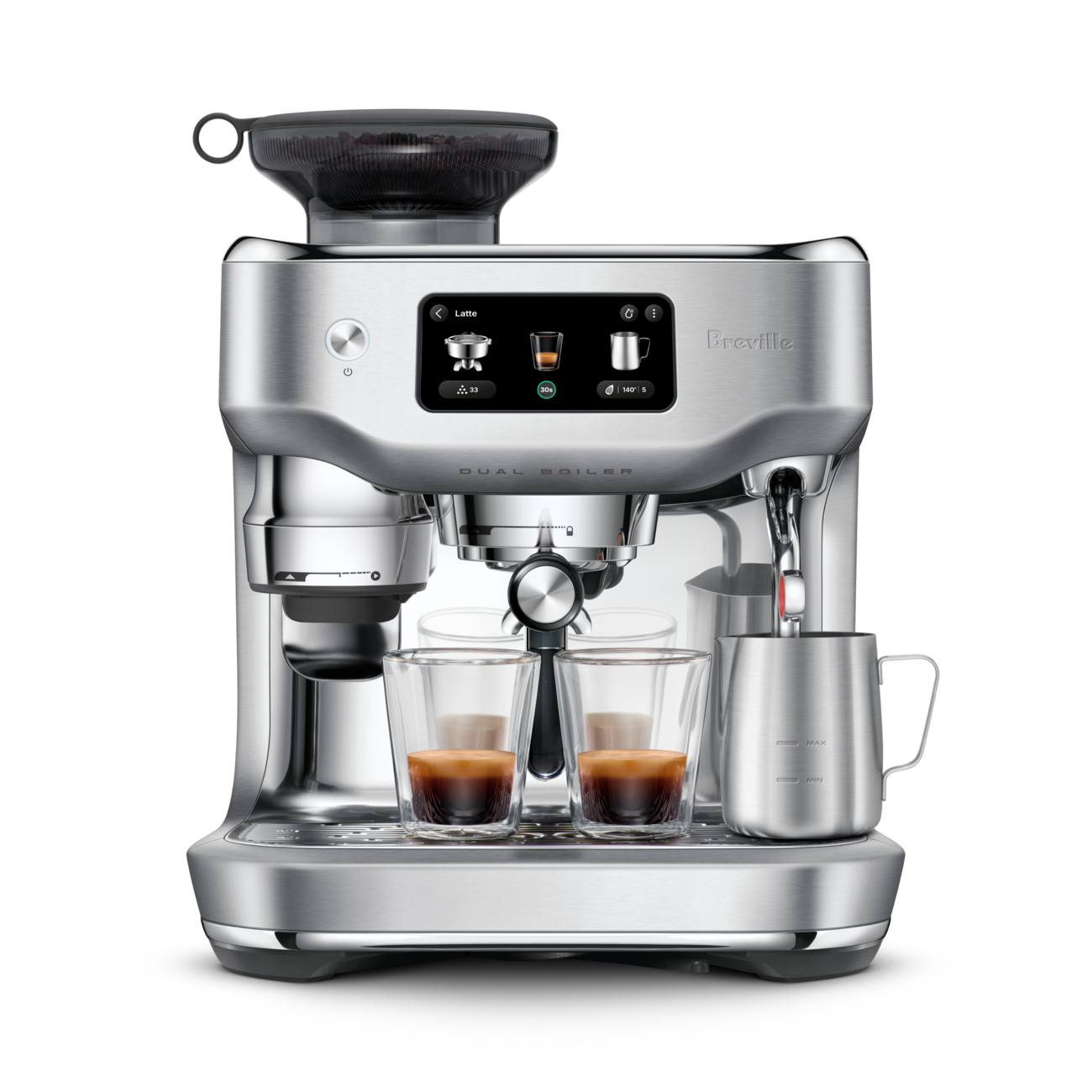 Breville Oracle Dual Boiler Espresso Machine Brushed Stainless Steel