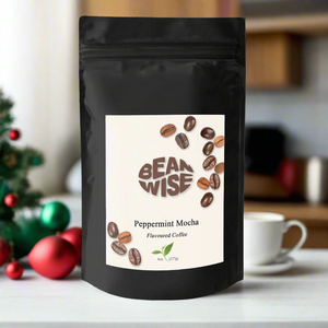 Peppermint Mocha Flavoured Coffee Beans