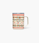 Corkcicle Rifle Paper Co. 16 oz insulated coffee mug - Holly Jolly