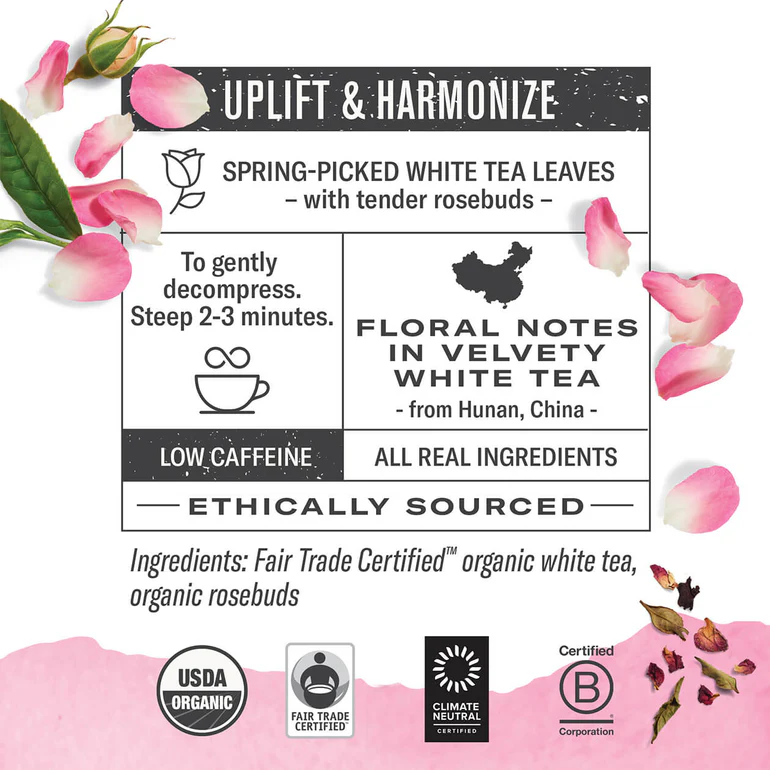 Numi White Rose Tea Bags (16)