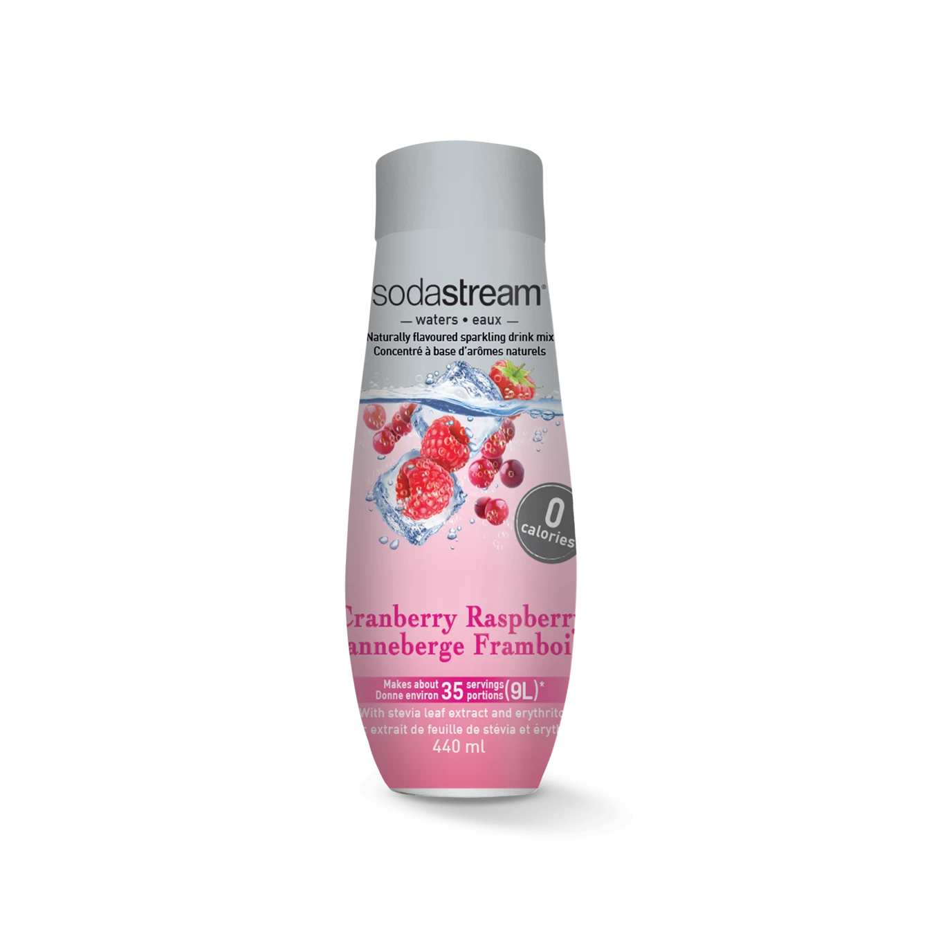 SodaStream Waters Zero Cranberry Raspberry x 440ml