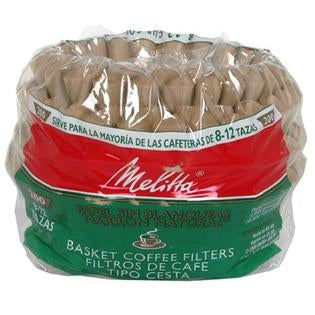 Melitta Brown Filter Paper Basket x 100