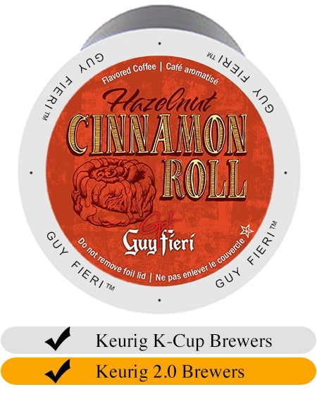 Guy Fieri Cinnamon Hazelnut Roll Coffee Cups x 24