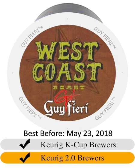 Guy Fieri West Coast Roast Extra Bold Coffee Cups (24)
