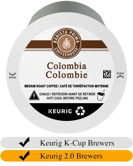 Barista Prima Coffeehouse Colombia K-Cups 96ct