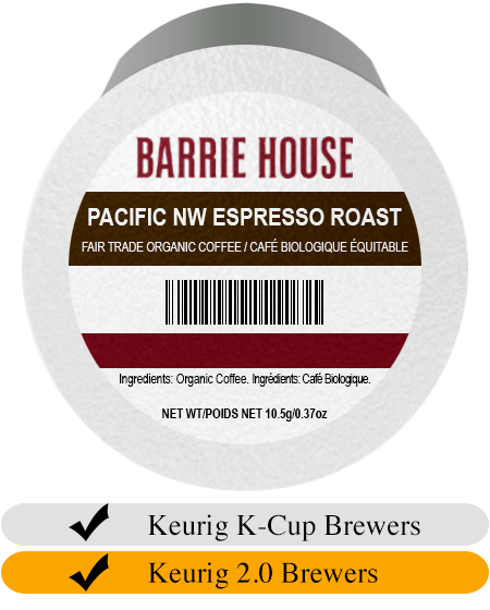 Barrie House Pacific NW Espresso Roast Coffee Cups (24)