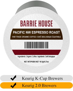 Barrie House Pacific NW Espresso Roast Coffee Cups (24)