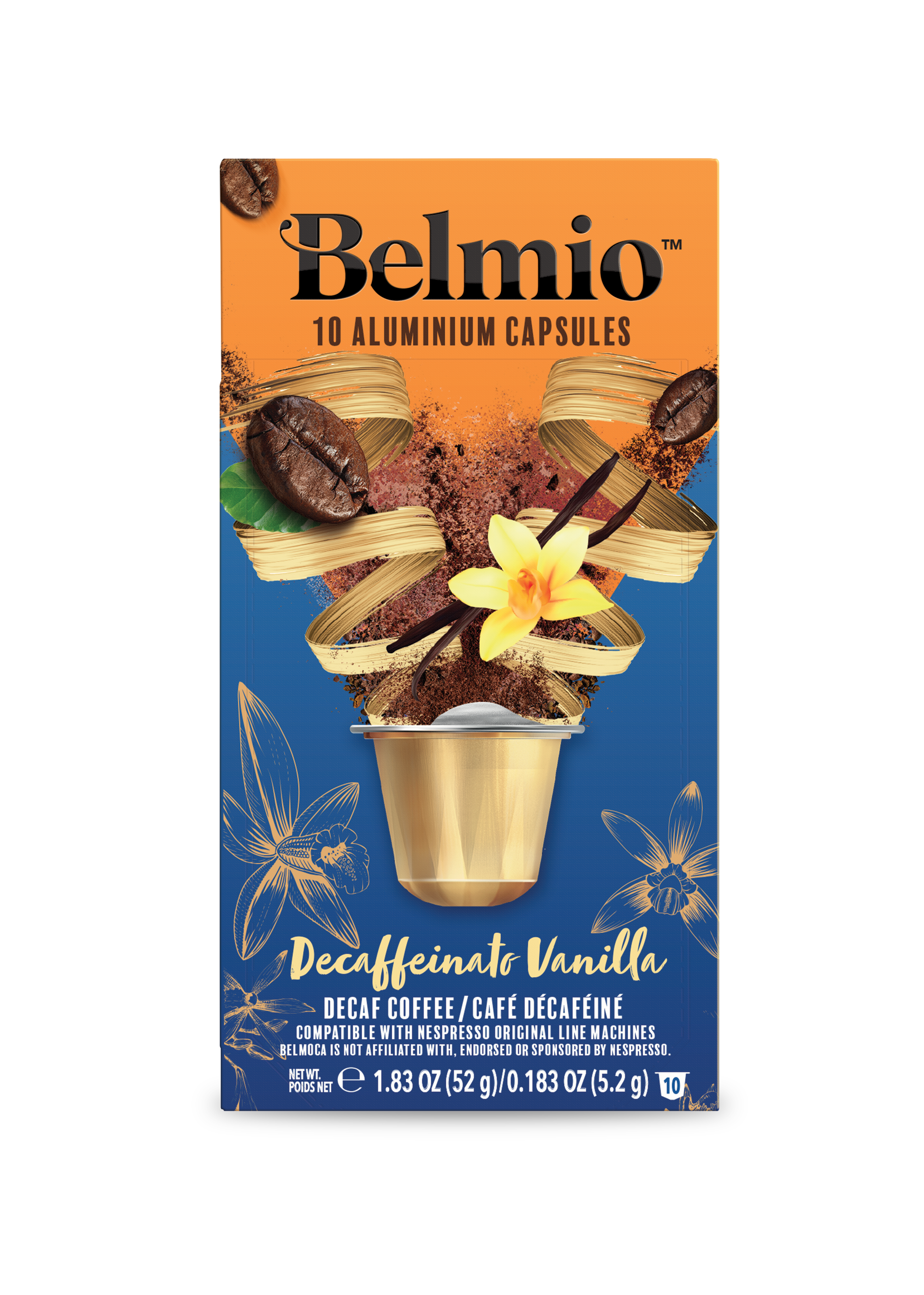 Belmio Decaffeinato Vanilla Capsules for Nespresso (10)